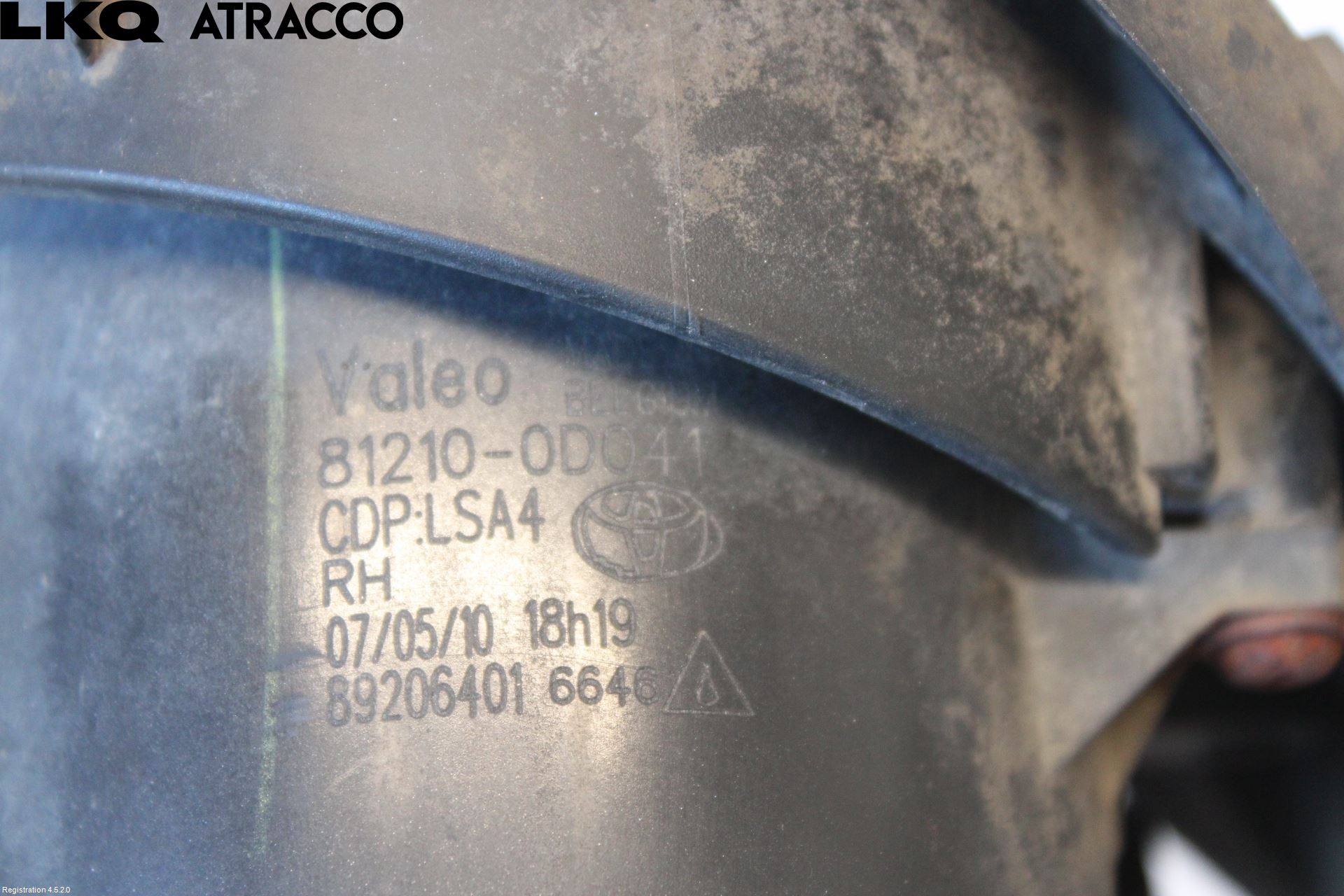 Toyota AVENSIS 09-15 Frontlykt-Kurve-Tåkelys