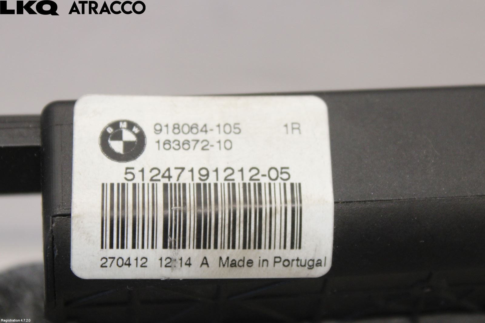 BMW 3 F30/F31/F80 12-19 Bakluke-Lokk Låsekasse