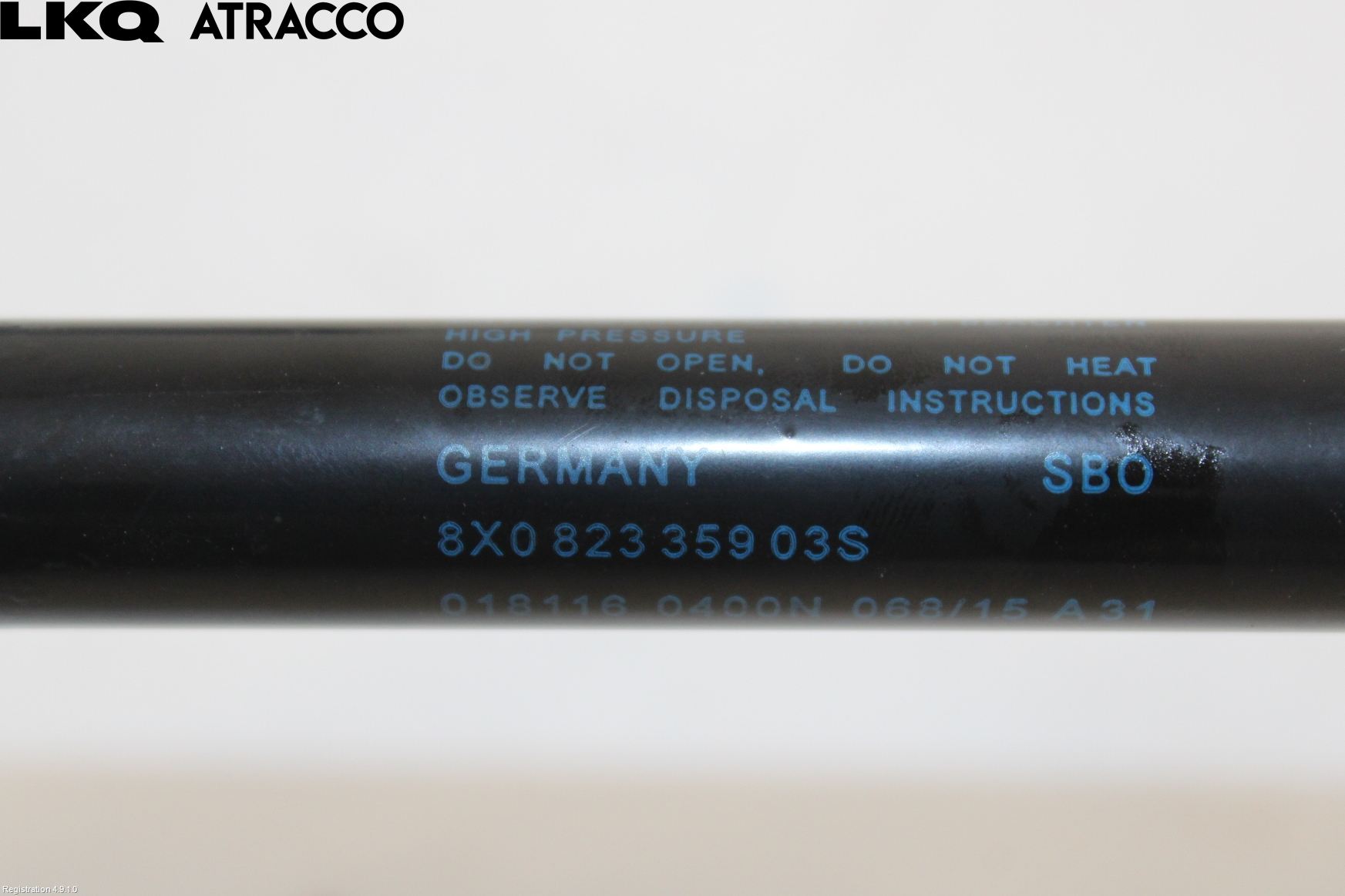 Audi A1/S1 11-18 Panser Demper-Gassfjær