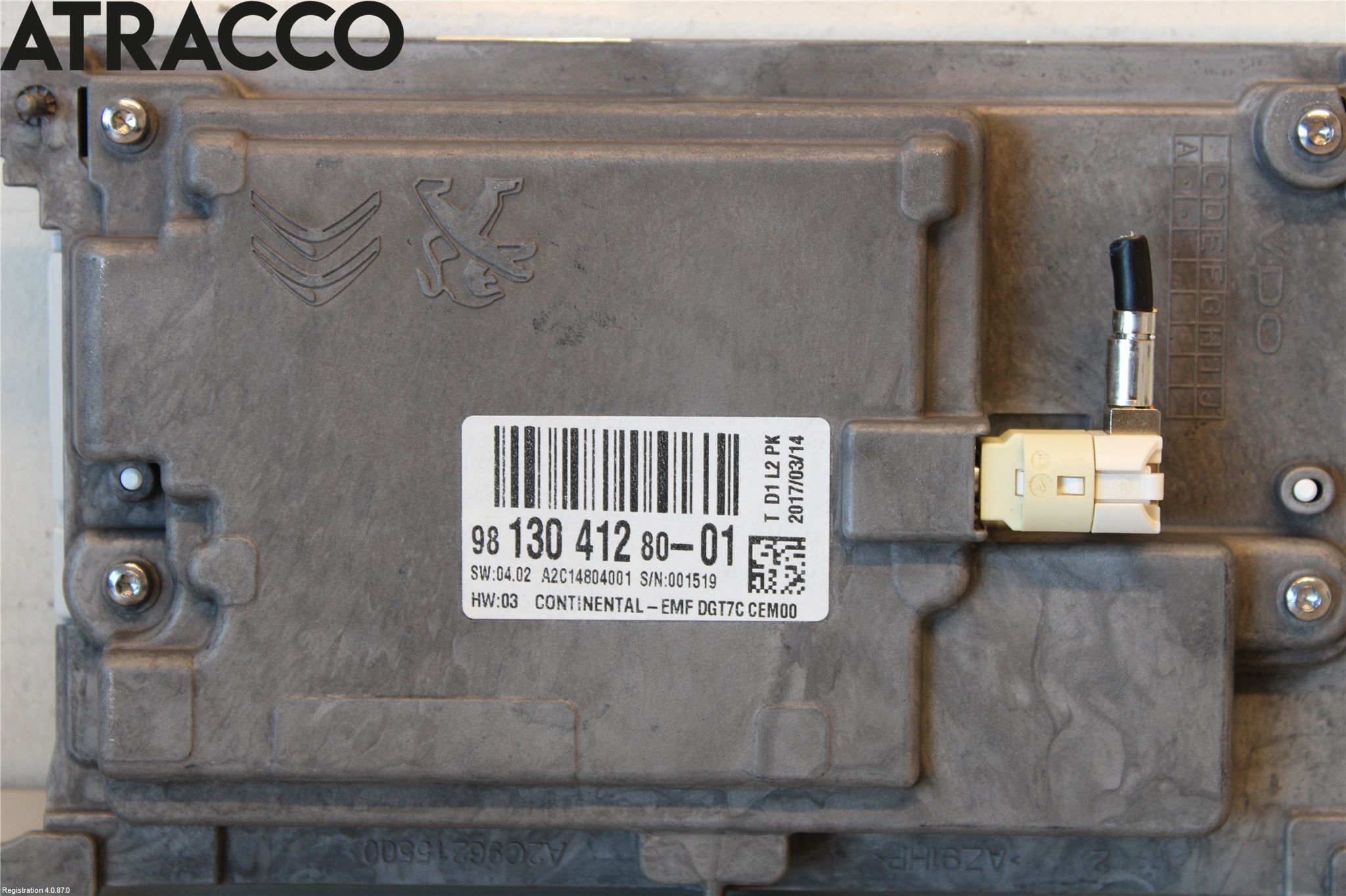 Peugeot EXPERT/E-EXPERT 17- Multifunktionsdisplay