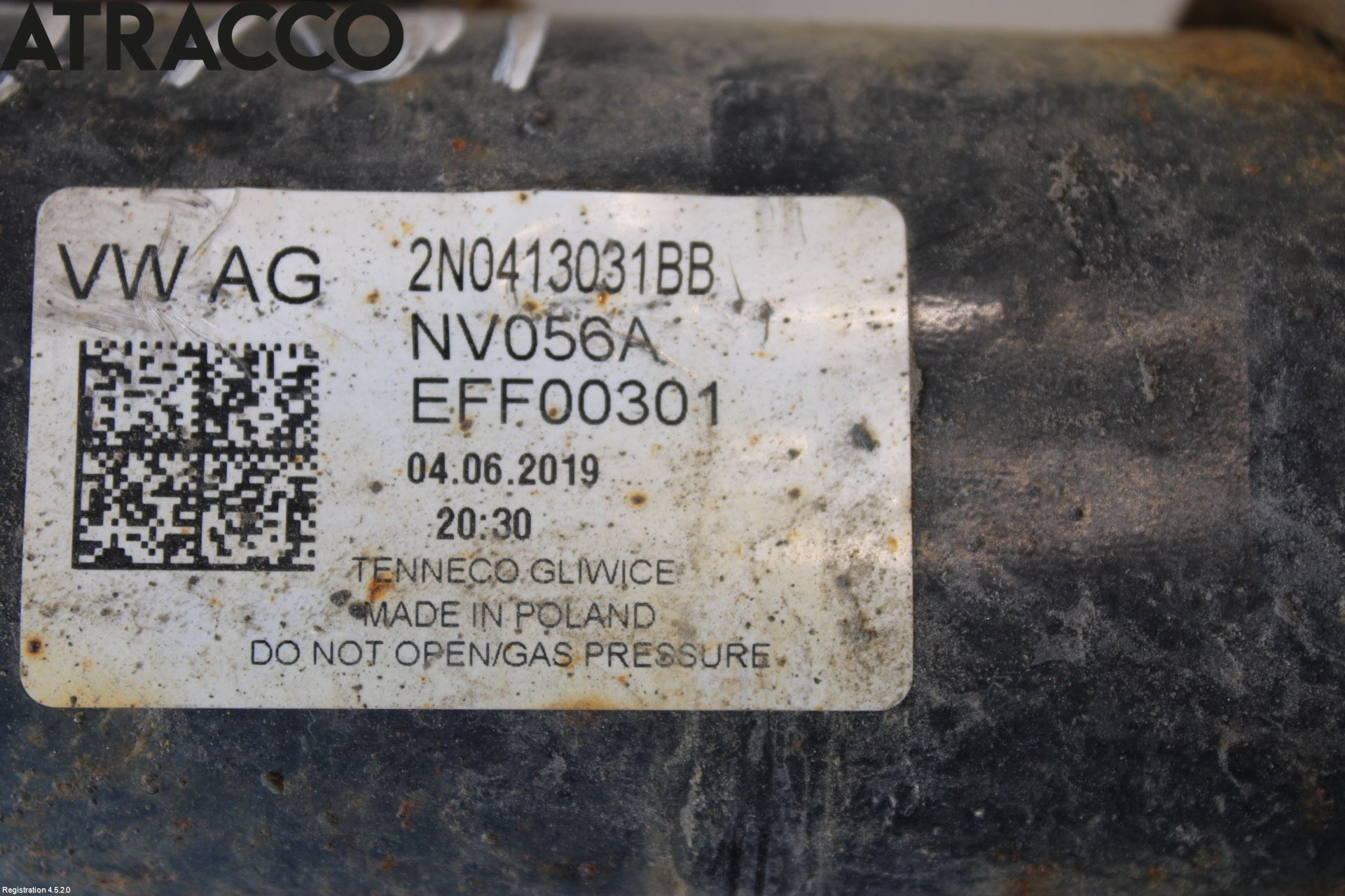 Volkswagen VW CRAFTER II / E-CRAFTER 17- Fjærbein Foran Høyre