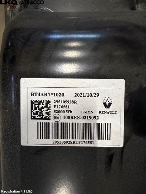 Renault ZOE/E-TECH 13- Hybrid Batteri