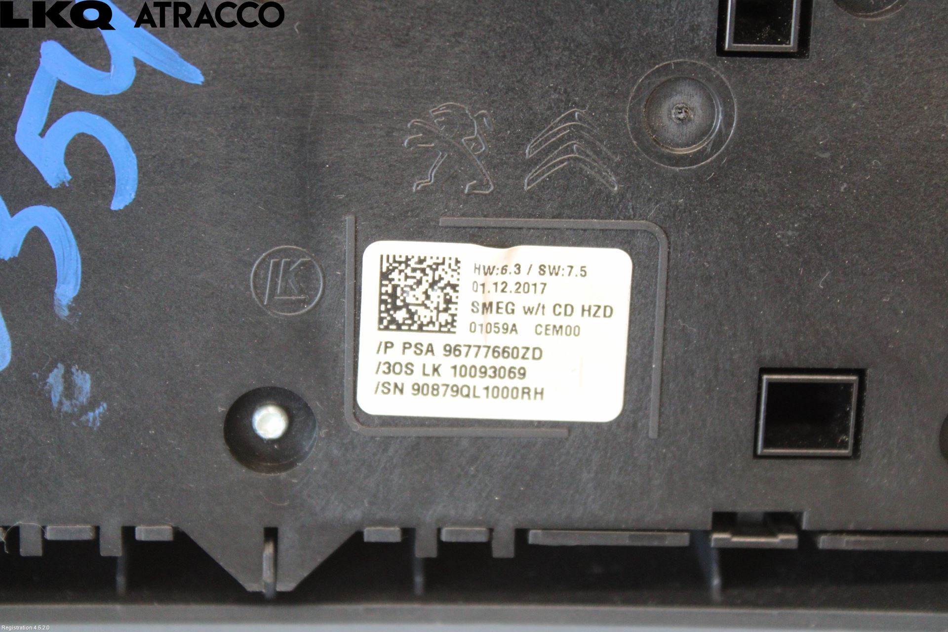 Peugeot 308 14-21 Bryter Multifunksjon