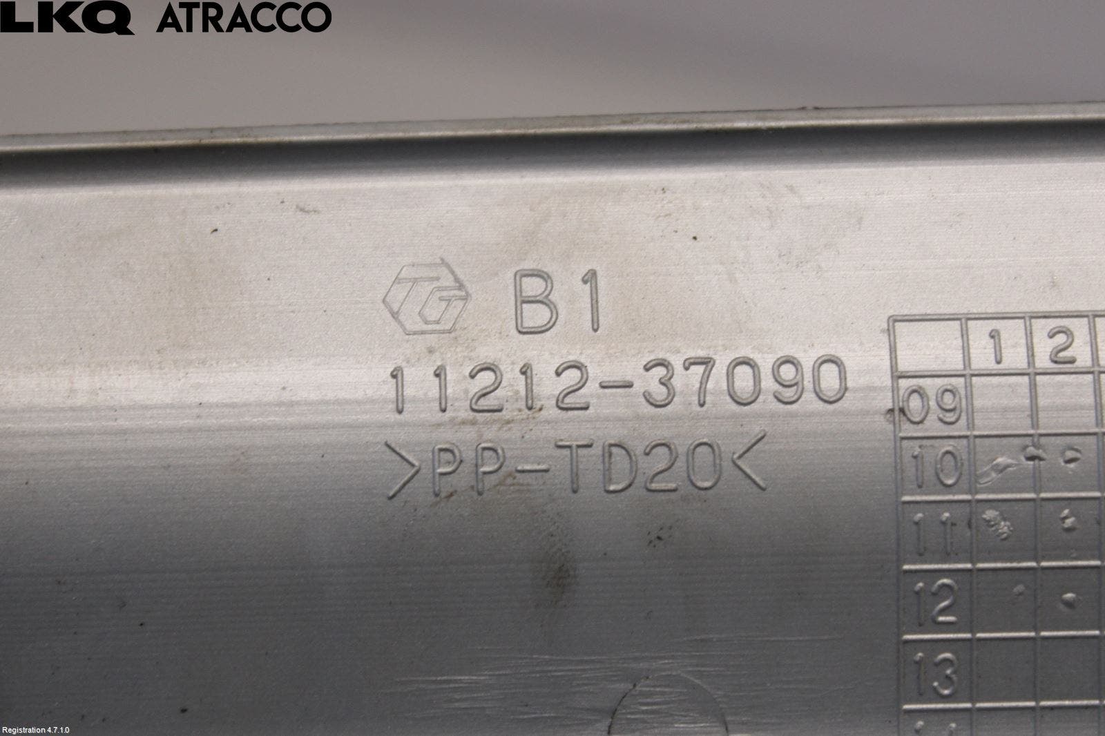 Toyota AURIS 13-19 Motor Deksel Over Motor