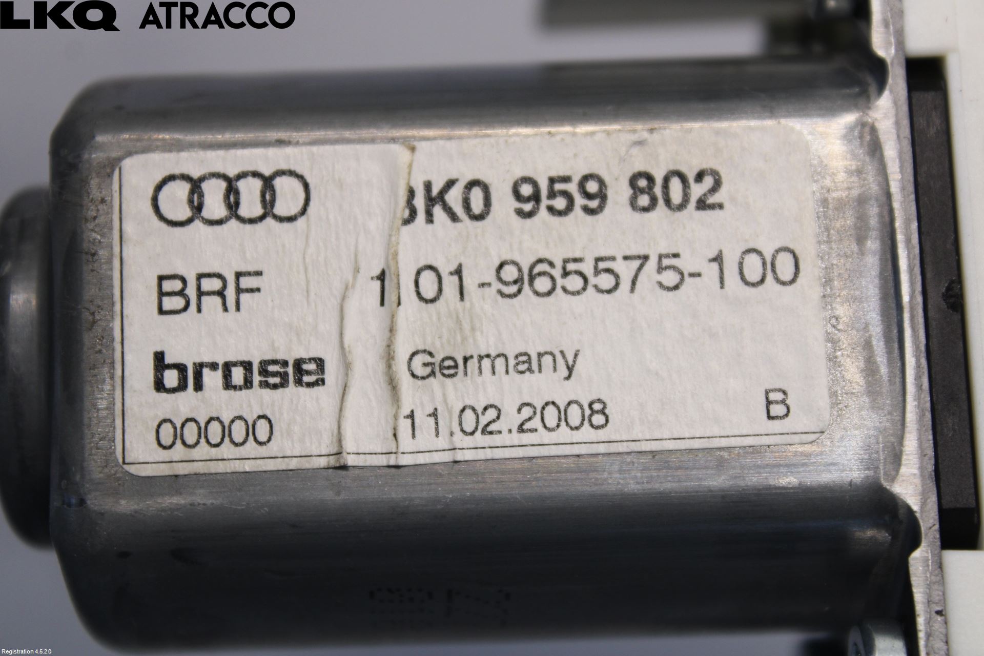 Audi A4/S4 08-11 Vindusheismotor