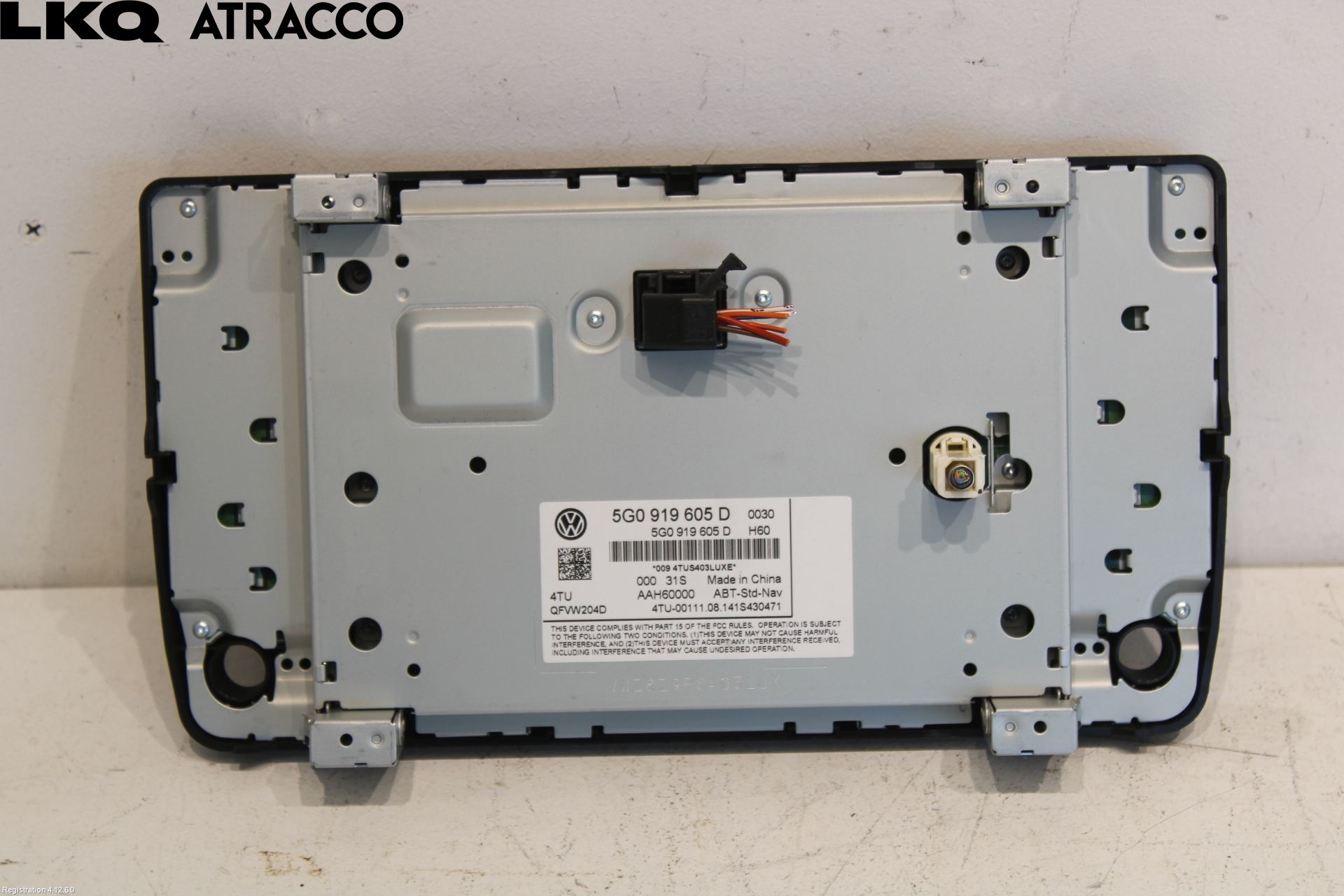 Volkswagen VW GOLF SPORTSVAN 15-20 Multifunktionsdisplay