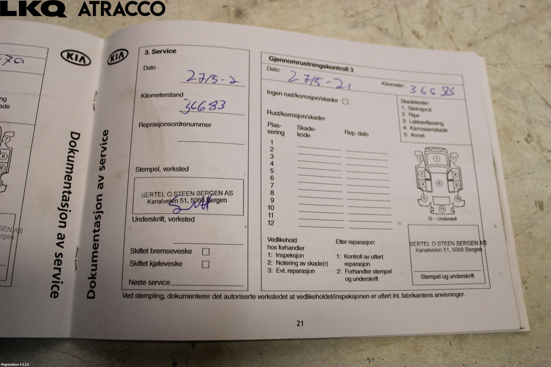 Kia SOUL 09- Motor Elektrisk Fram