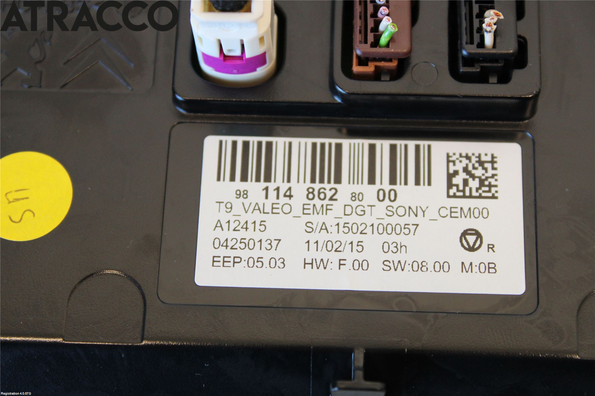 Peugeot 308 14-21 Multifunktionsdisplay