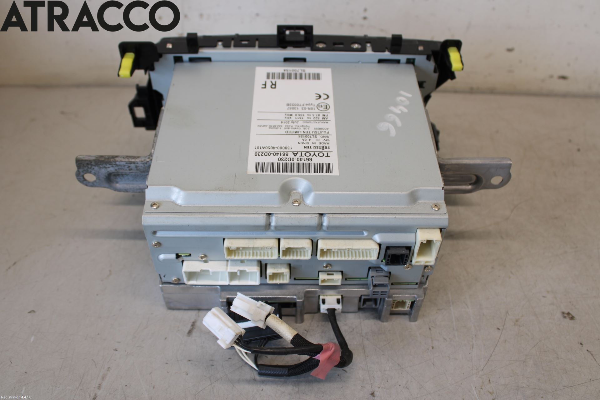 Toyota YARIS XP130 12-14 Stereo Radio