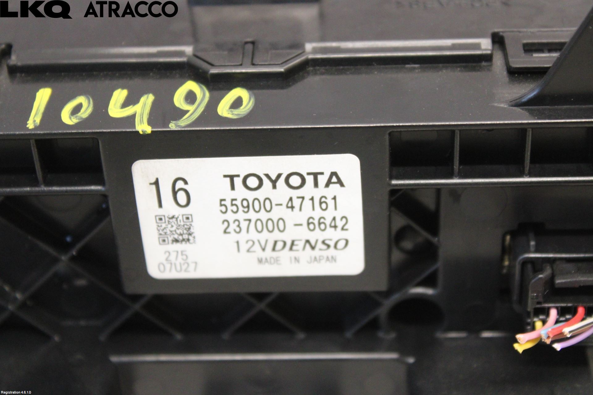 Toyota PRIUS+ ZVW40 12-20 Varme Ac Betjening-Display