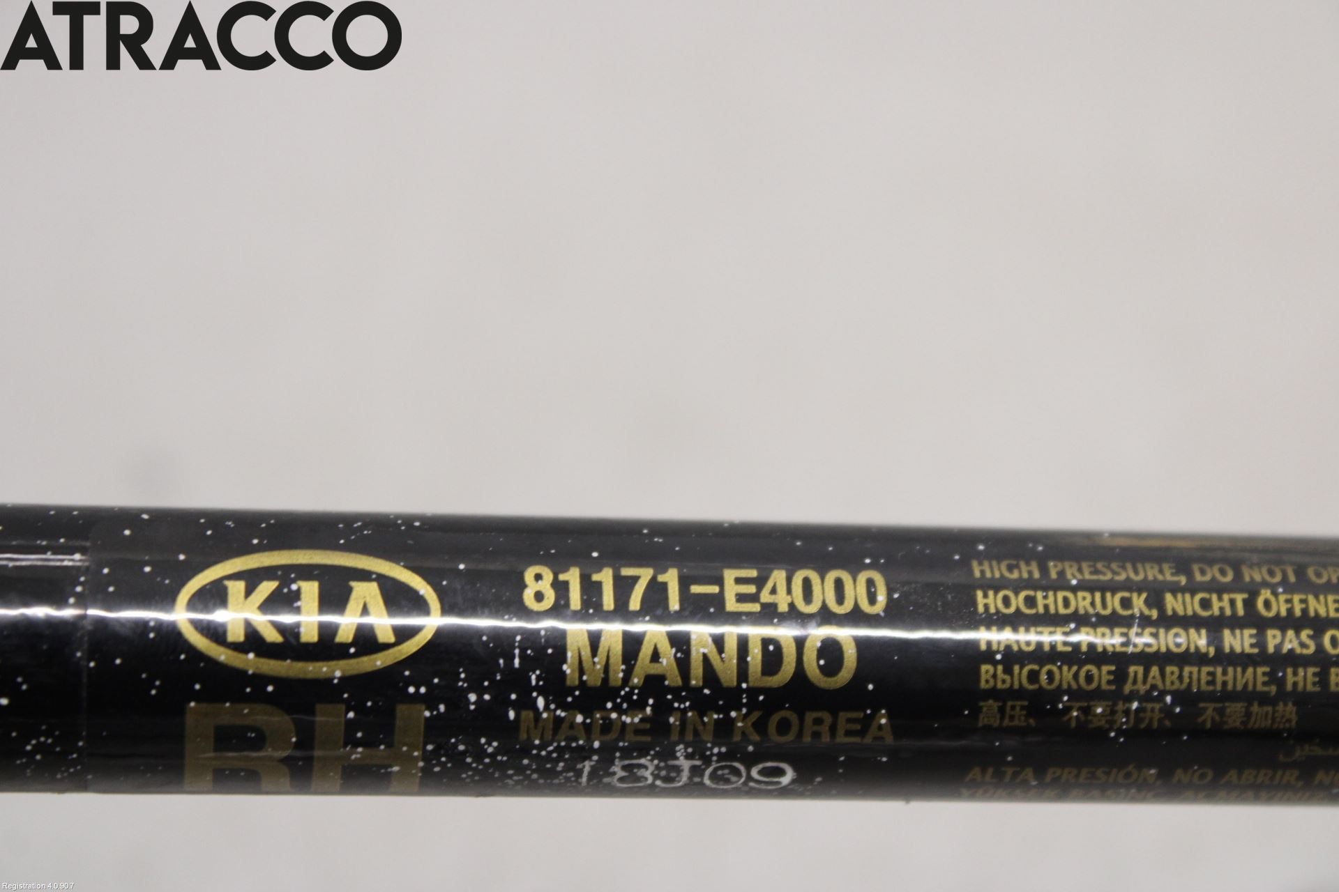 Kia SOUL 09- Panser Demper-Gassfjær