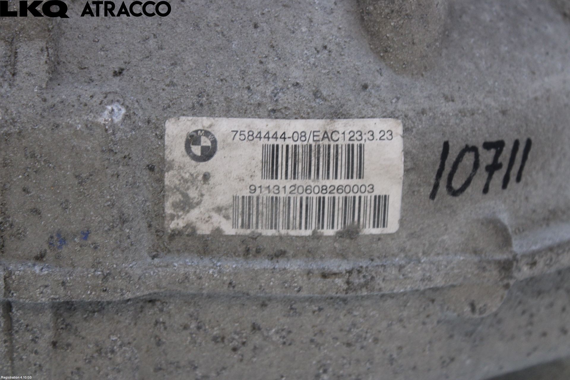 BMW 5 F10/F11/F18 09-17 Bakaksel Kardang Bak -Diff