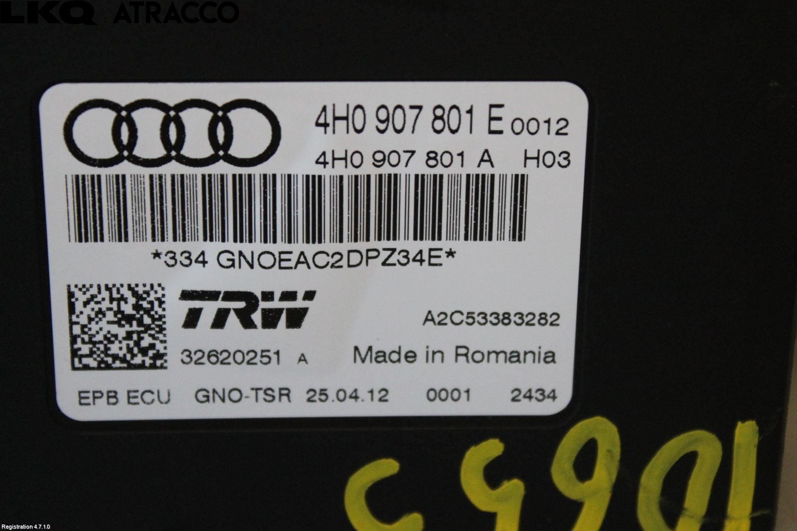 Audi A6 ALLROAD 12-18 Styreenhet Parkbrems