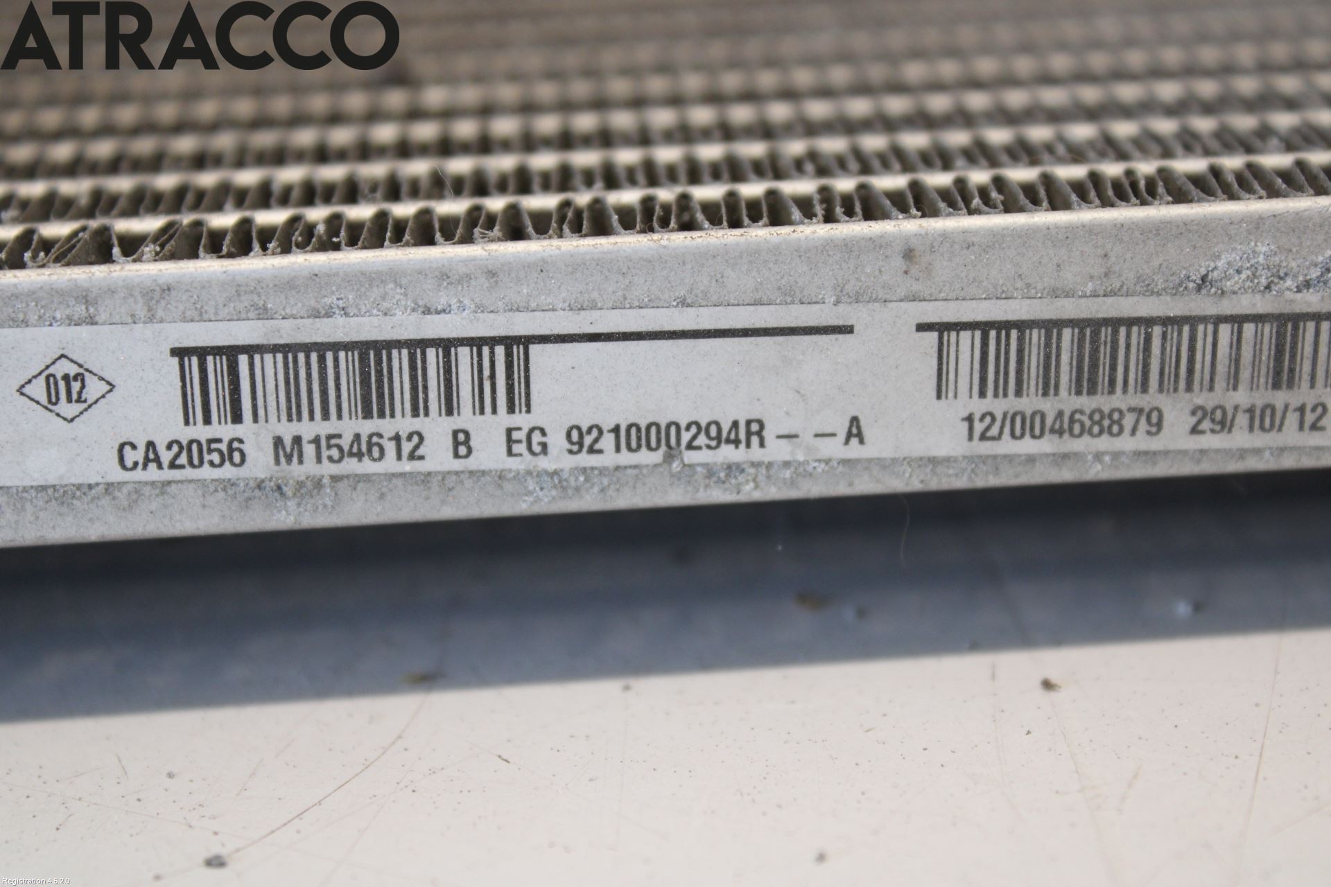 Renault MEGANE III 09-15 Varme Ac Kondenser-Kjøler