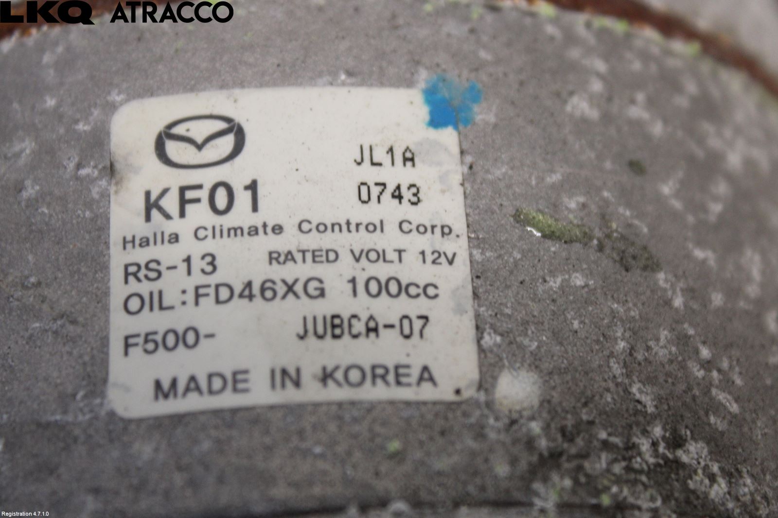 Mazda CX-5 12-17 Varme Ac Kompressor