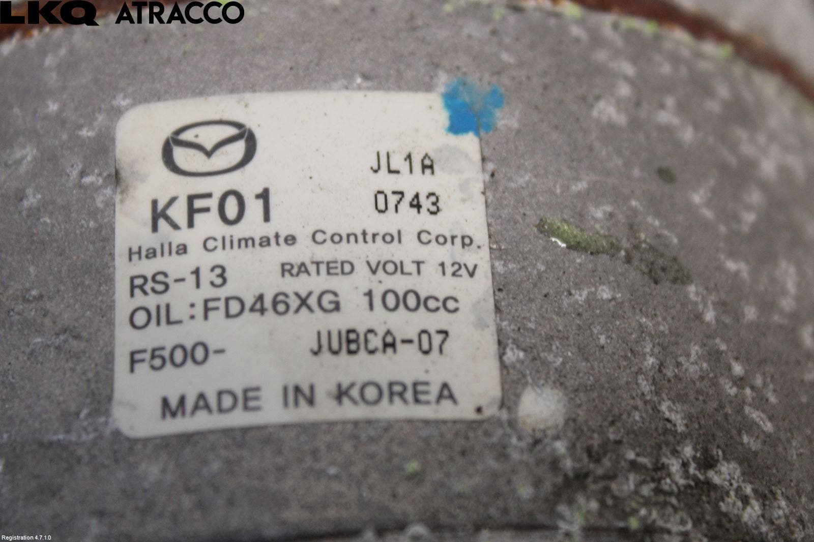 Mazda CX-5 12-17 Varme Ac Kompressor