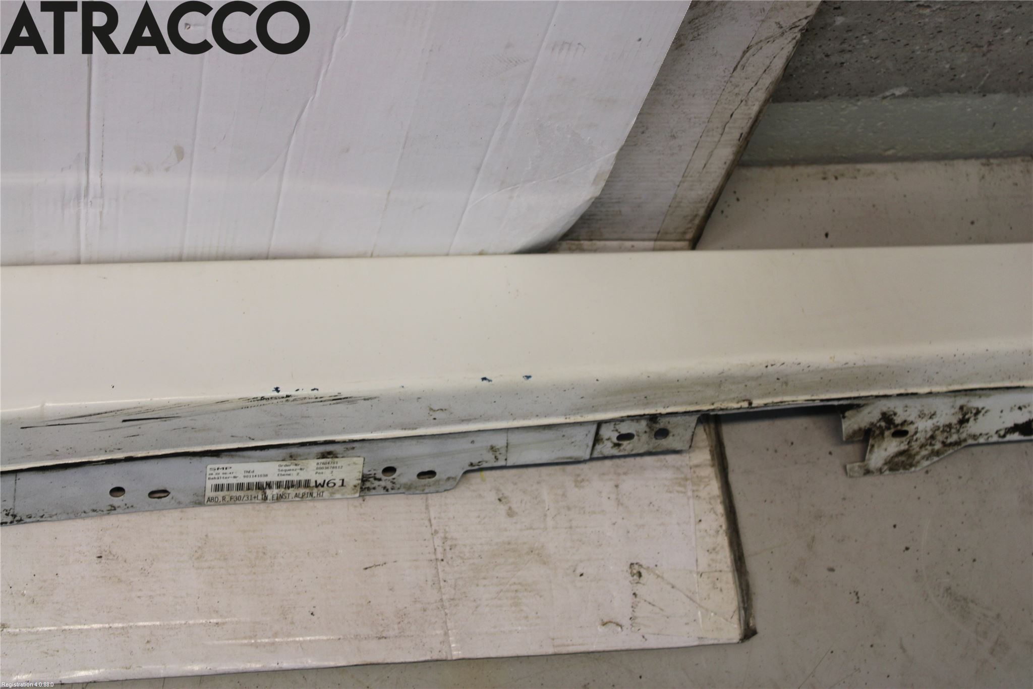 BMW 3 F30/F31/F80 12-19 Kanalskjørt Høyre