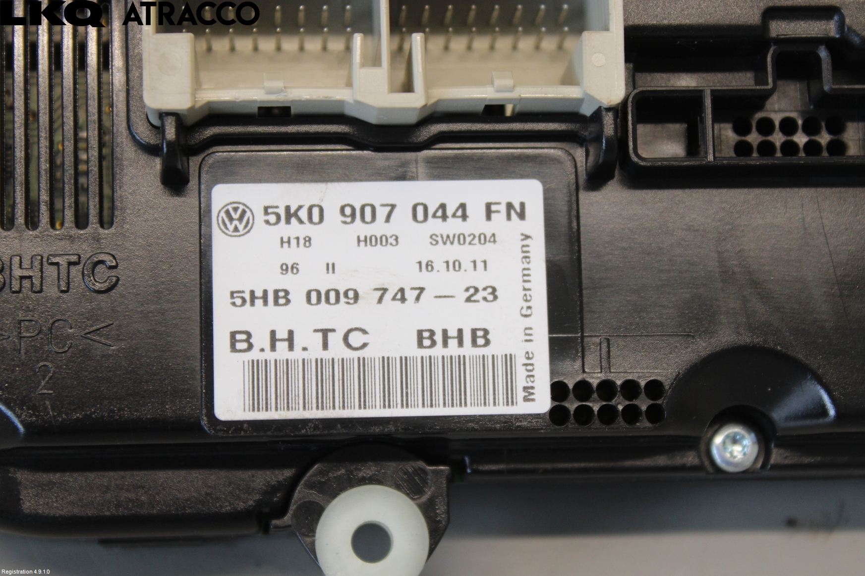 Volkswagen VW SHARAN 11- Varme Ac Betjening-Display