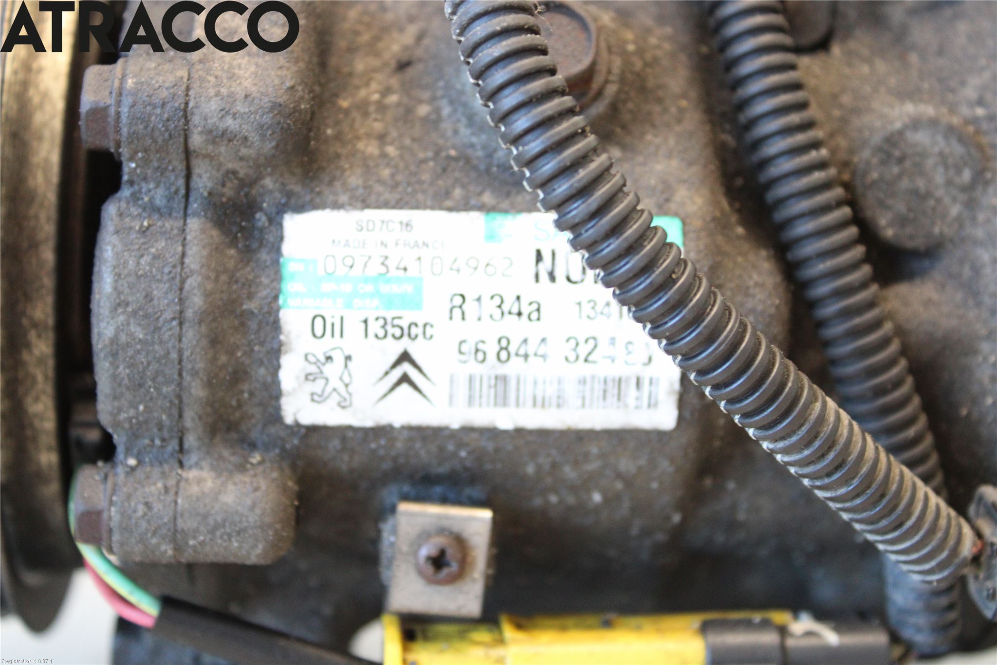 Citroen BERLINGO 08-18 Varme Ac Kompressor