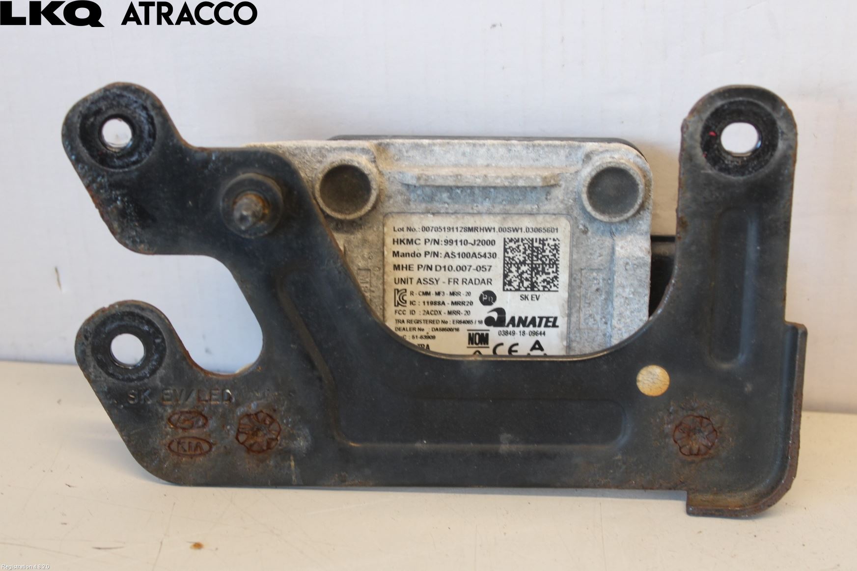 Kia SOUL 09- Sensor Kollisjonsbeskyttelse