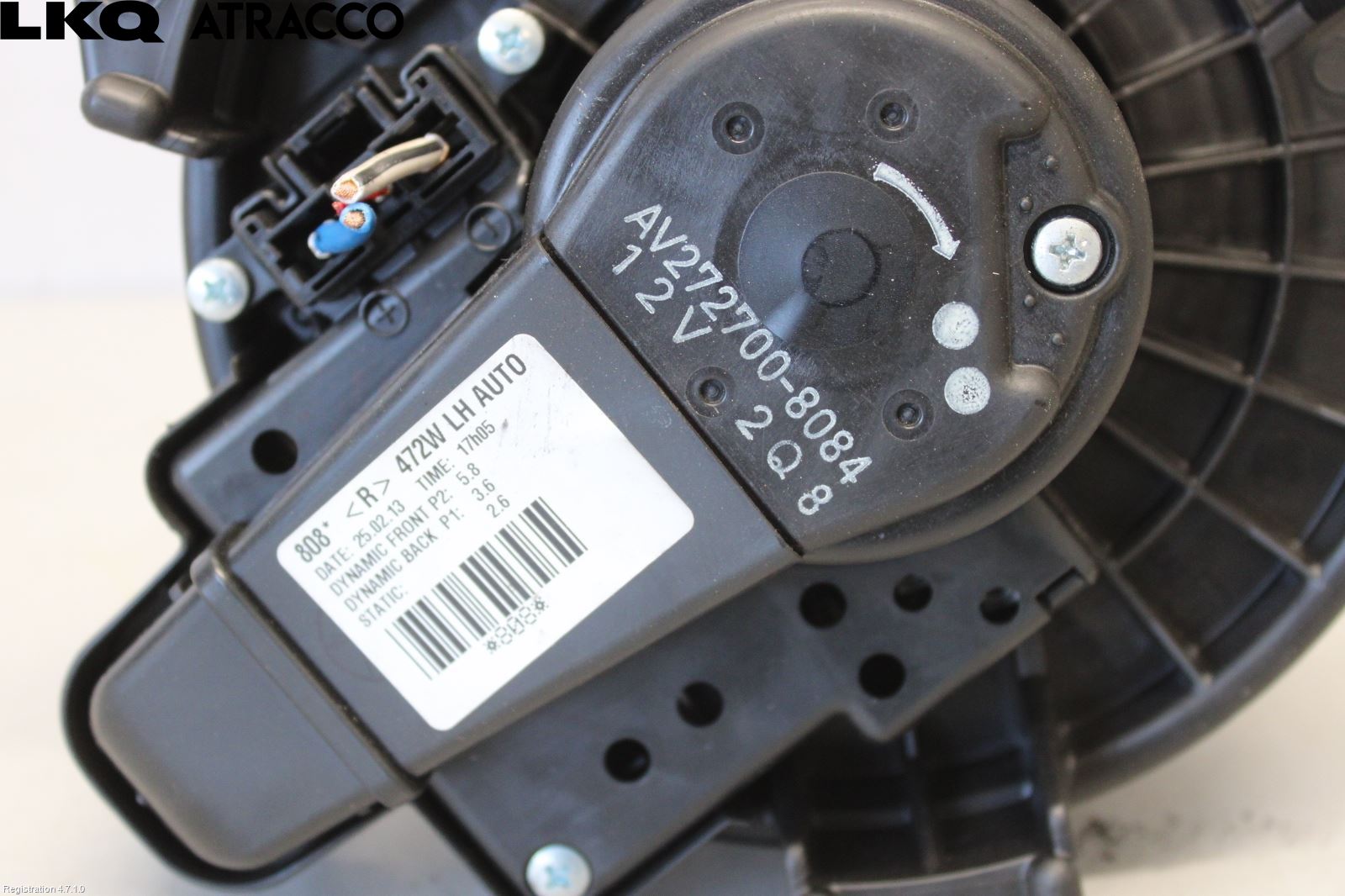 Toyota AURIS 13-19 Varmeapparat Viftemotor