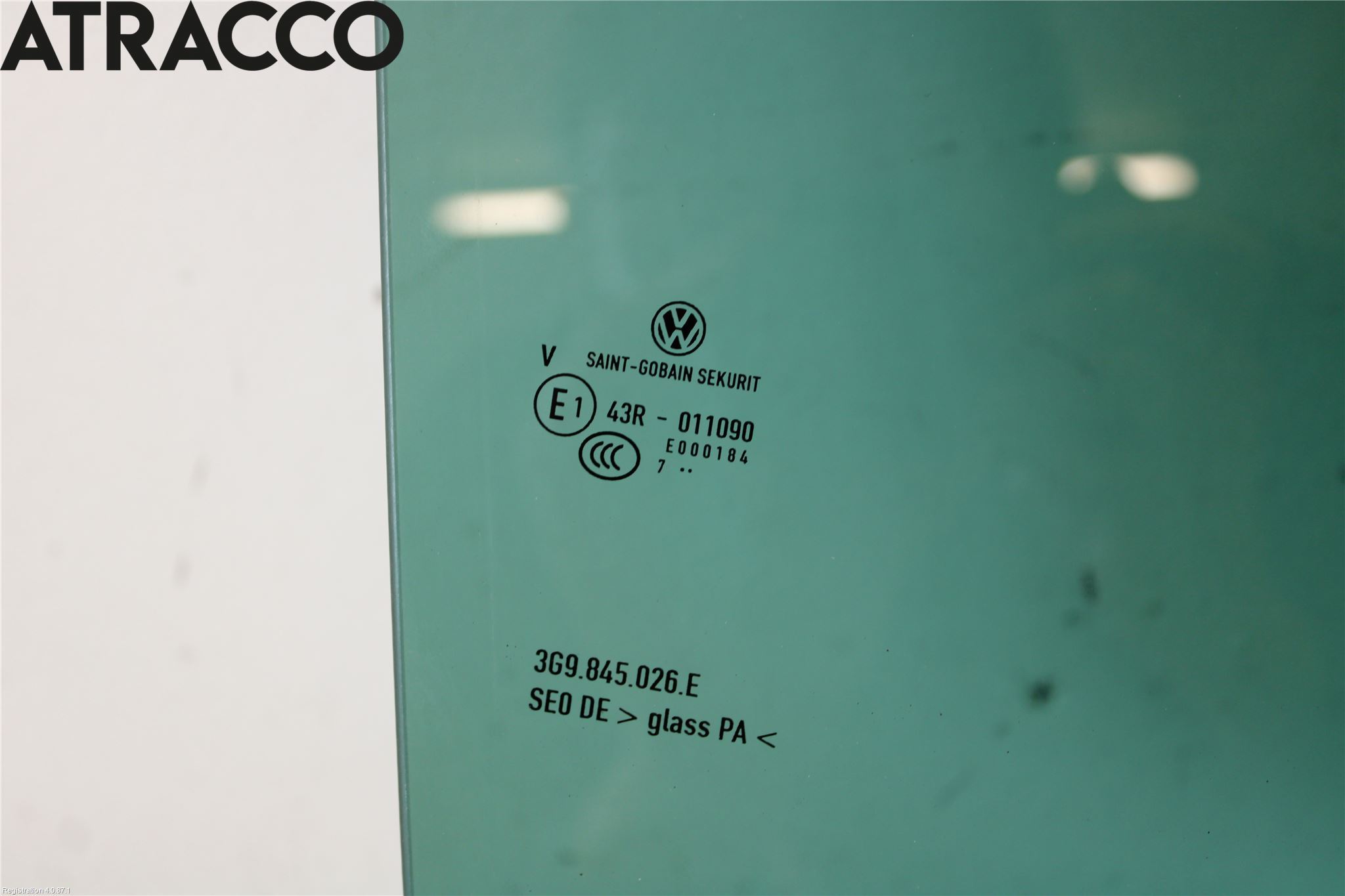 Volkswagen VW PASSAT 15-19 Dørrute Bak Høyre 4Dørs