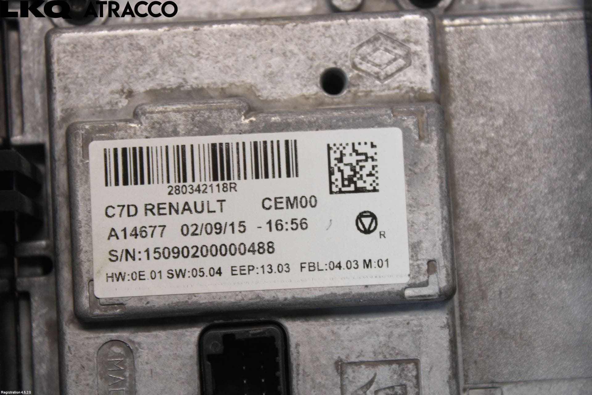 Renault KADJAR 15- Multifunktionsdisplay