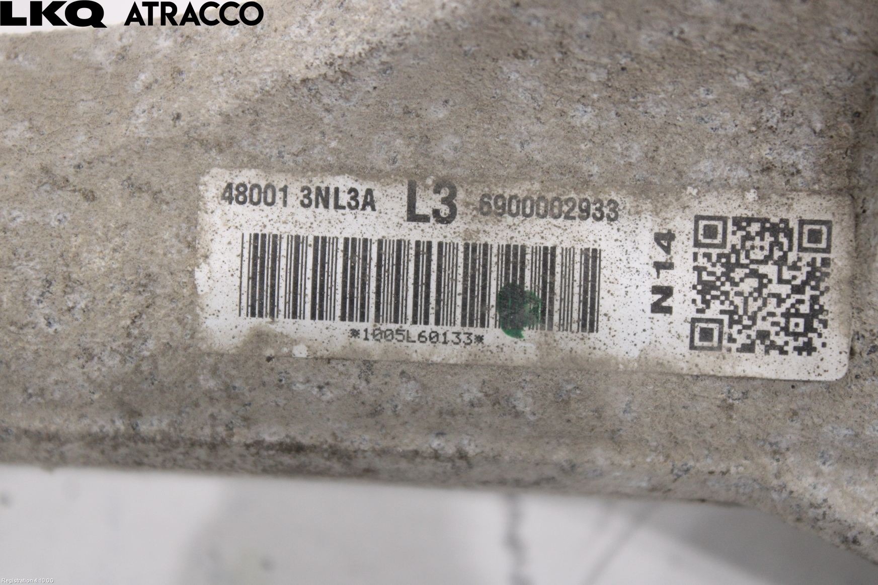 Nissan LEAF 11-17 Servo Snekke - Tannstang