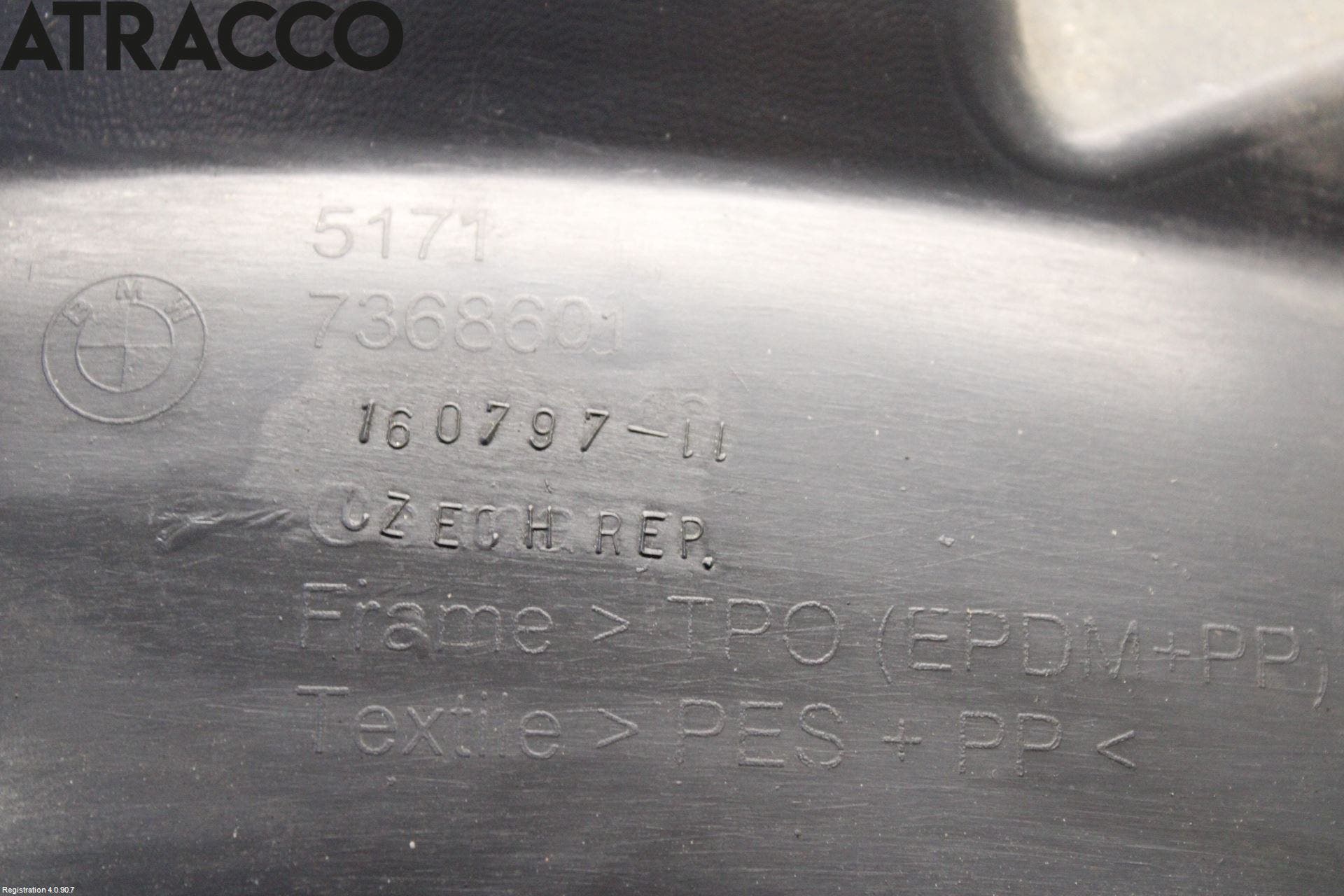 BMW i3 I01 13-22 Skjerm Indre