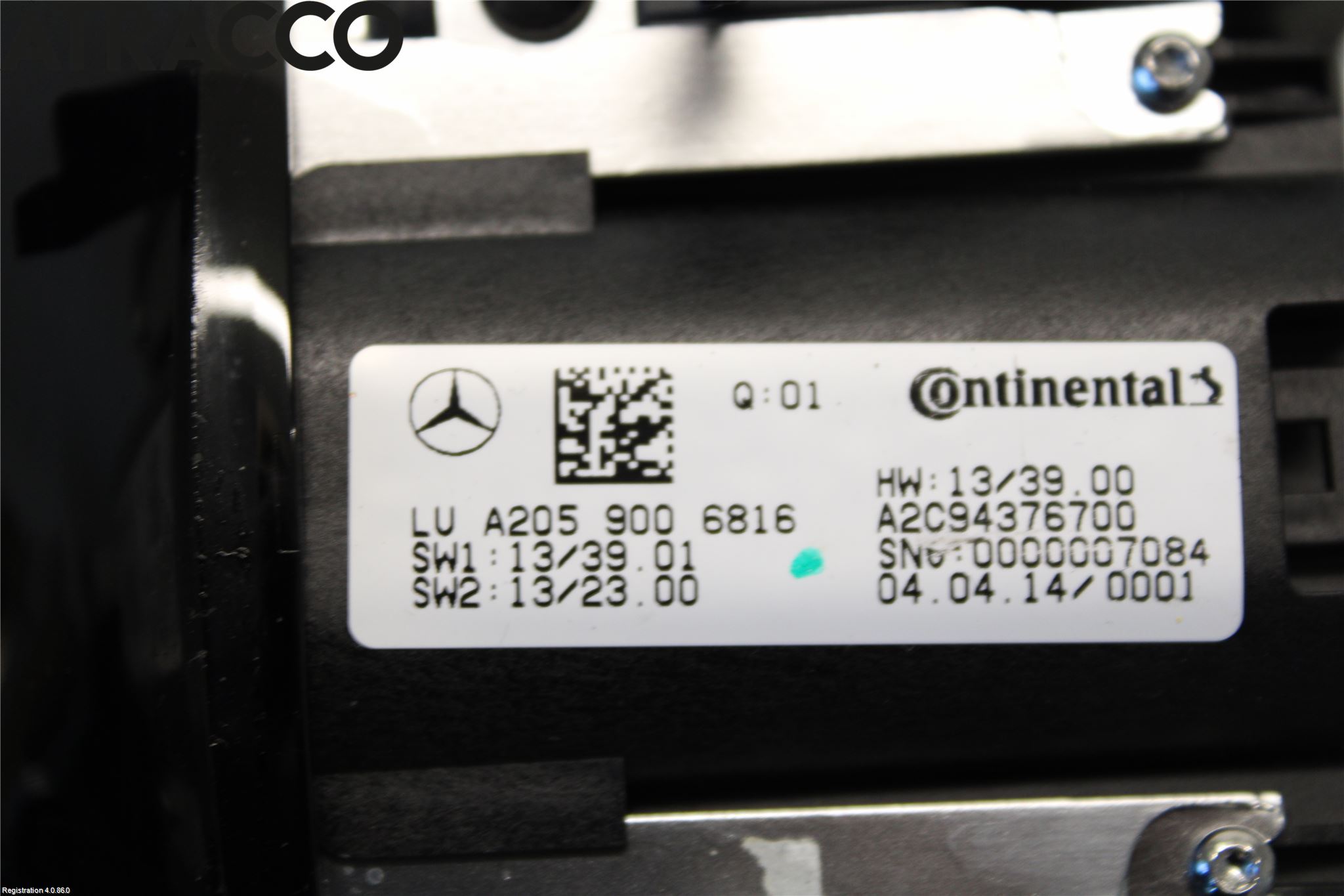 Mercedes-Benz MB C-KLASS (W205) 14-21 Bryter Multifunksjon