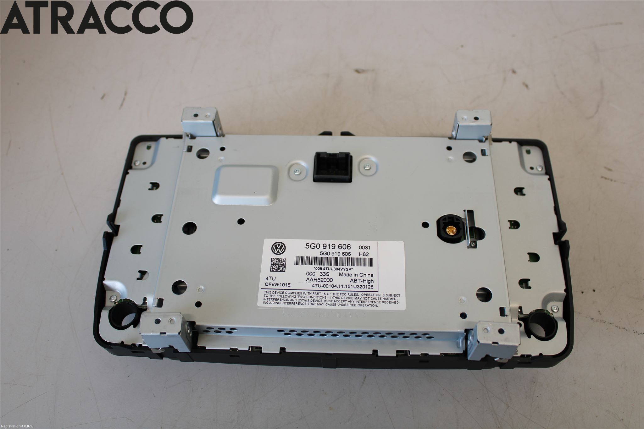 Volkswagen VW GOLF / E-GOLF VII 13-20 Multifunktionsdisplay