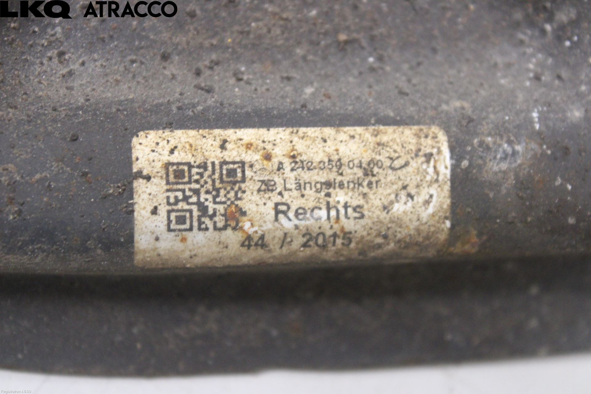 Mercedes-Benz MB B-KLASS (W246/W242) 12-19 Bærearm Bak Høyre