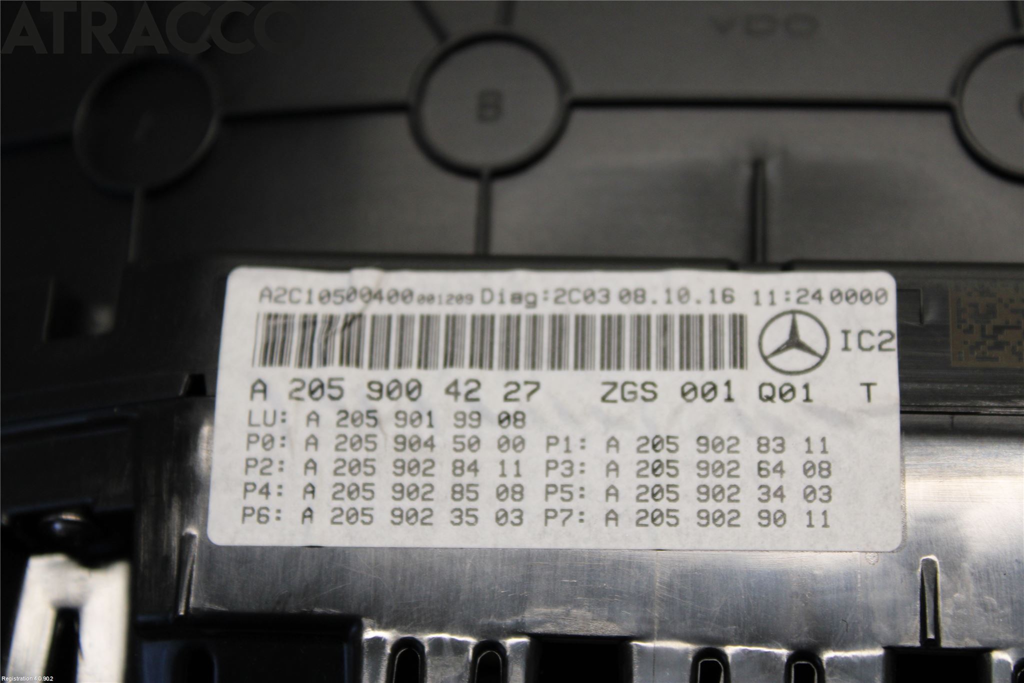 Mercedes-Benz MB GLC-KLASS (X253/C253) 15-22 Instr Kombinert