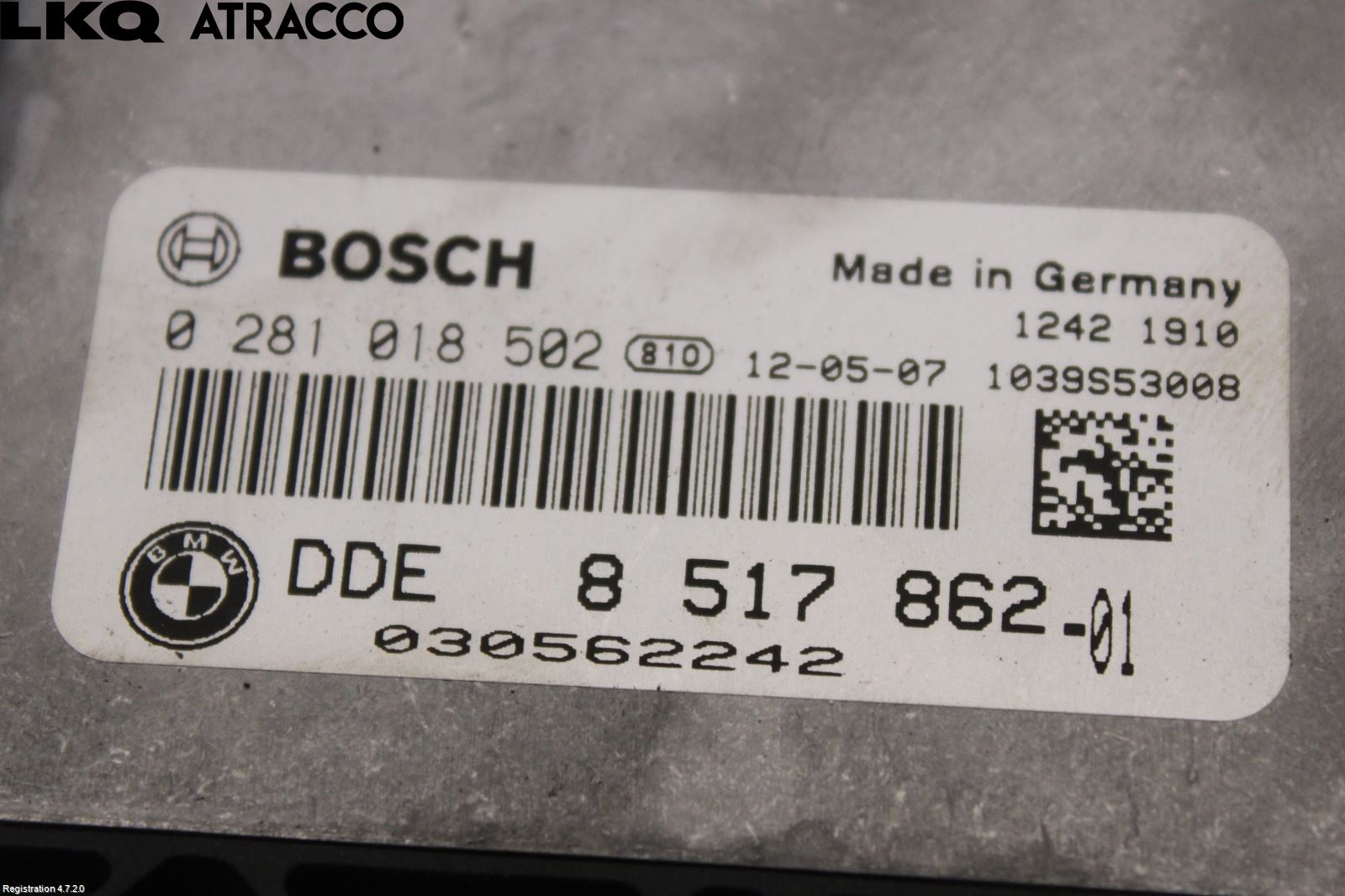 BMW 3 F30/F31/F80 12-19 Styreenhet Innsprøytning