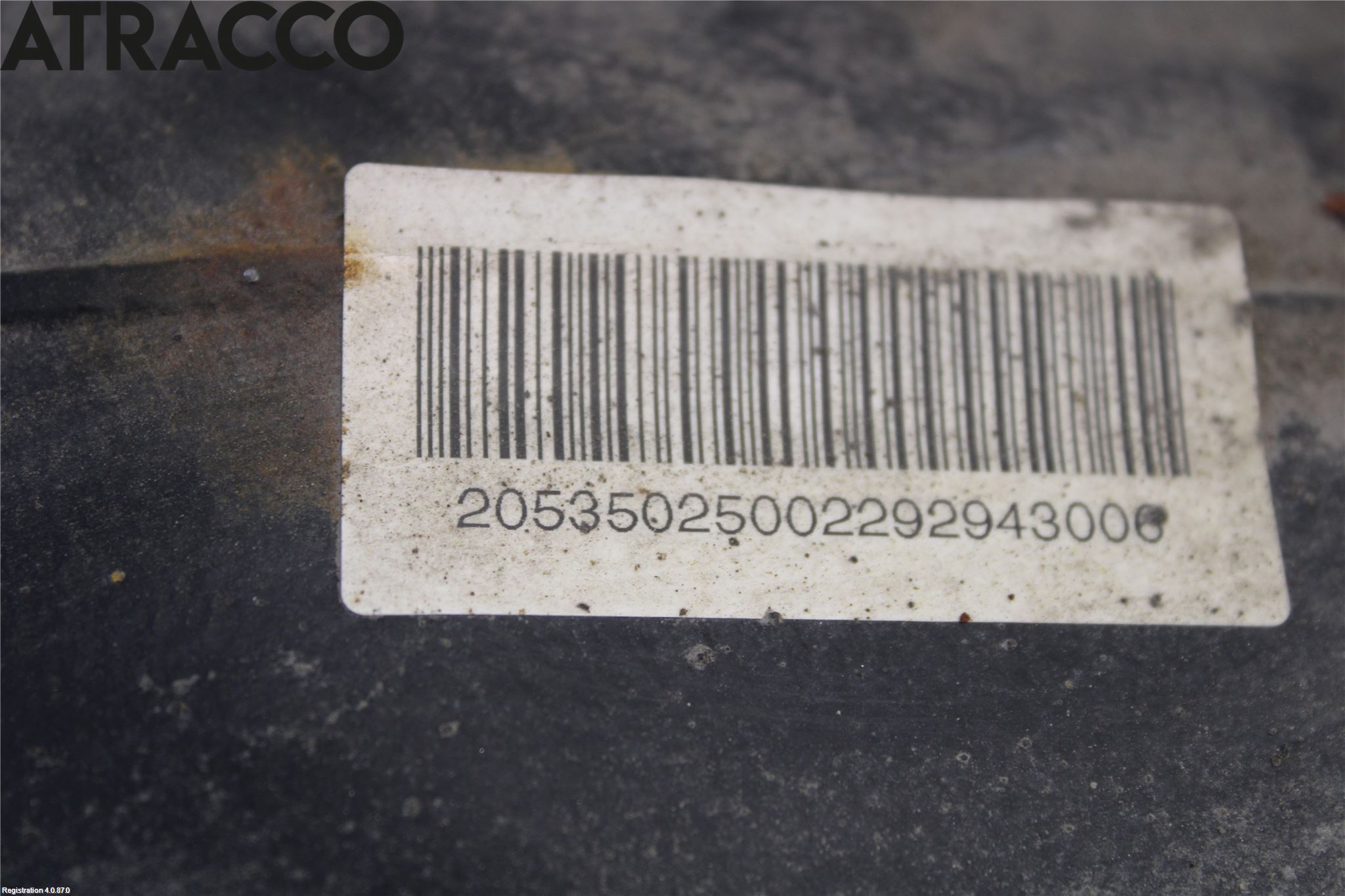 Mercedes-Benz MB C-KLASS (W205) 14-21 Bakaksel Kardang Bak -Diff