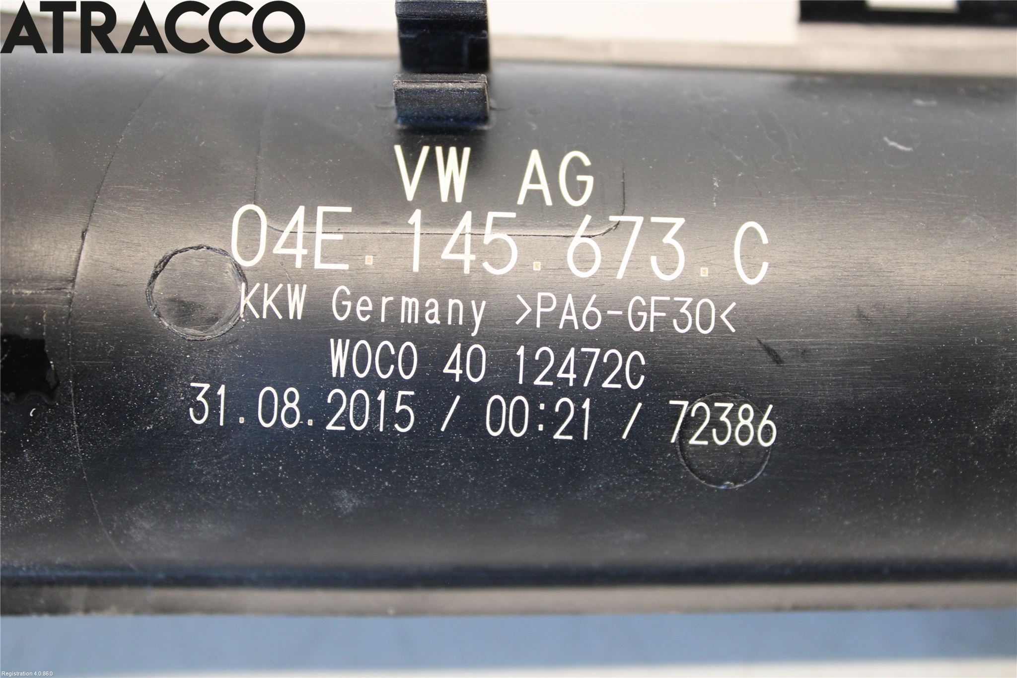 Volkswagen VW GOLF / E-GOLF VII 13-20 Intercooler Rør-Slange