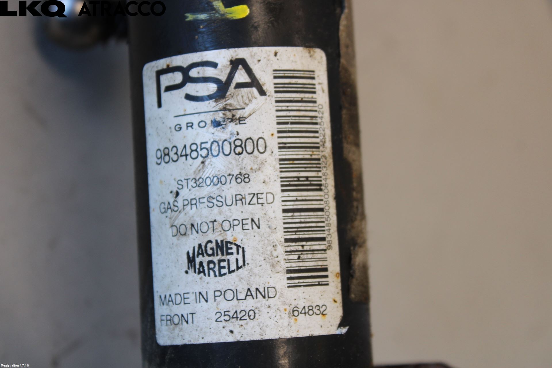 Peugeot 208/E-208 20- Fjærbein Foran Høyre