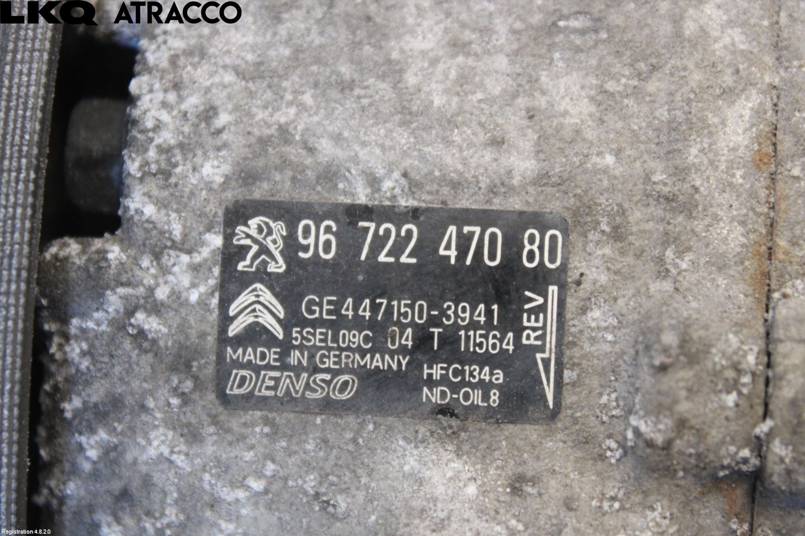 Peugeot 308 14-21 Varme Ac Kompressor