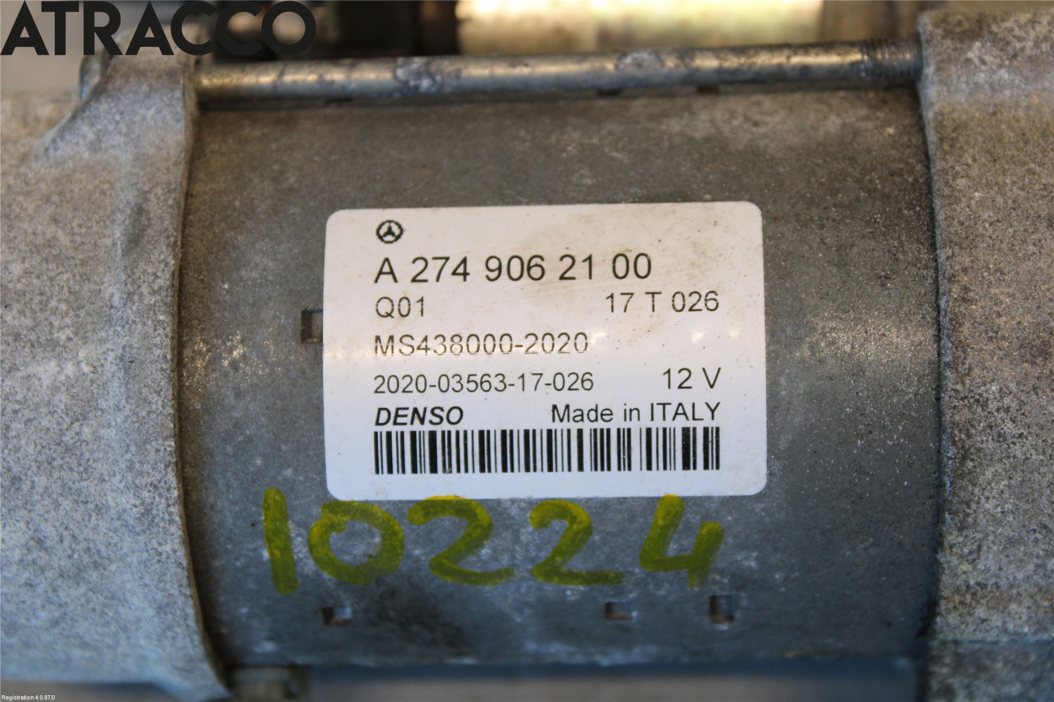 Mercedes-Benz MB C-KLASS (W205) 14-21 Startmotor