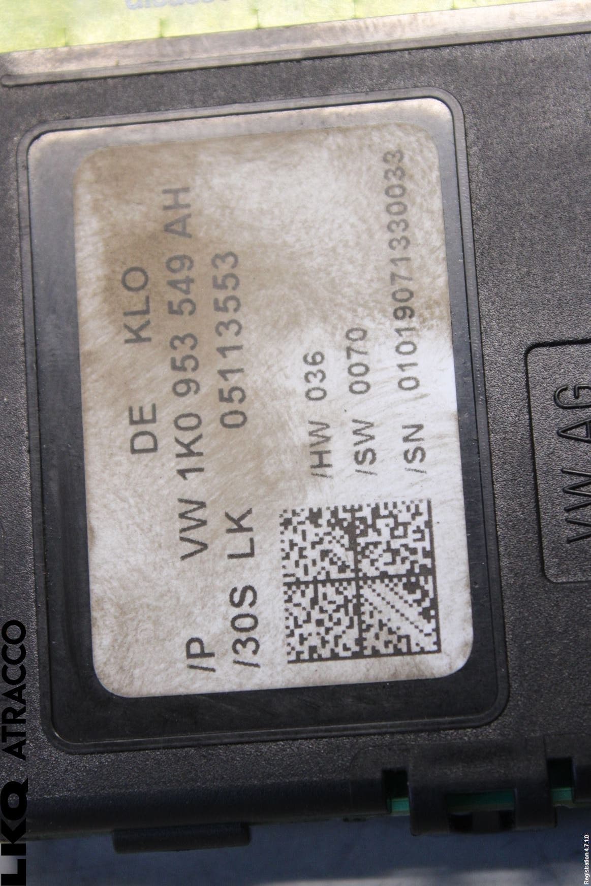 Audi A3/S3 05-13 Styreenhet Øvrig