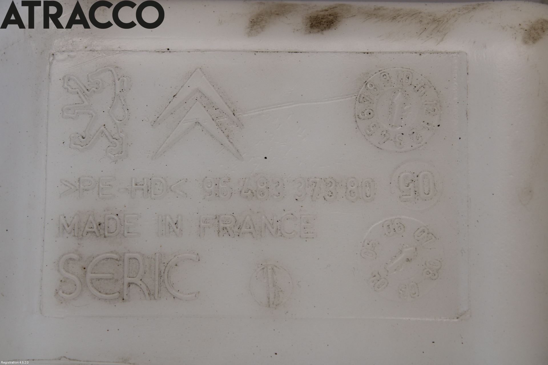 Peugeot 207 Spylerbeholder Frontrute-Lykte