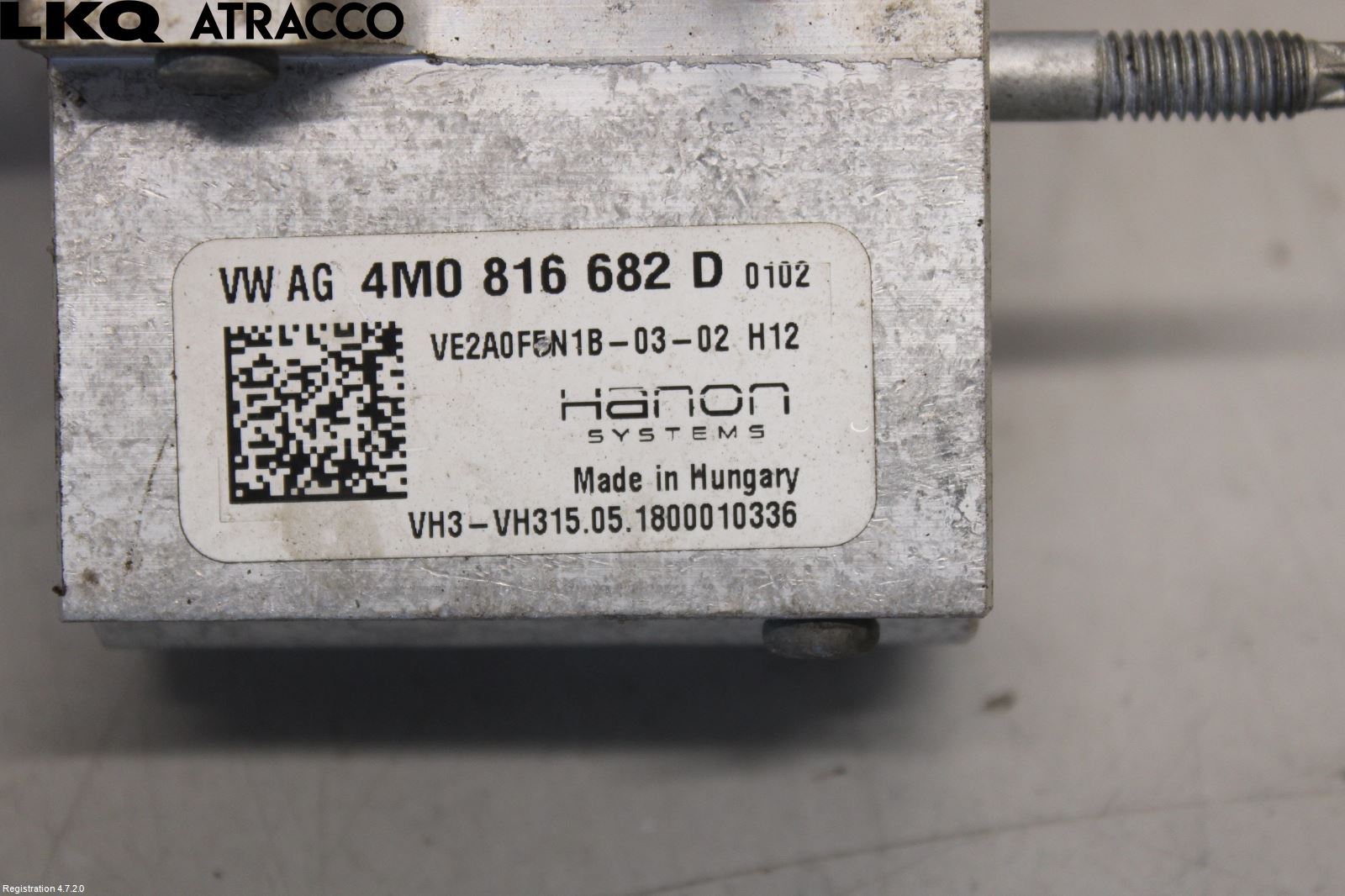 Volkswagen VW GOLF / E-GOLF VII 13-20 Varme Ac Ekspansjonsventil