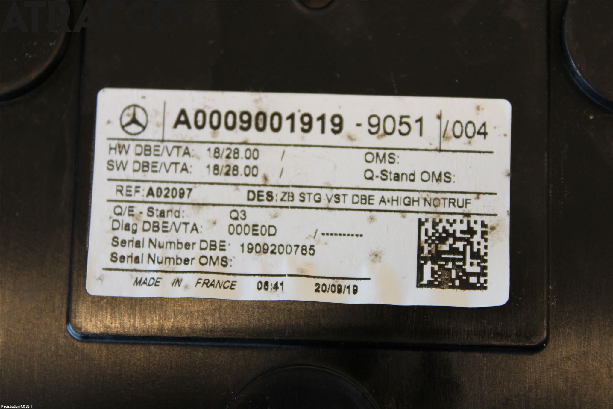 Mercedes-Benz MB B-KLASS (W246/W242) 12-19 Innr Taklys