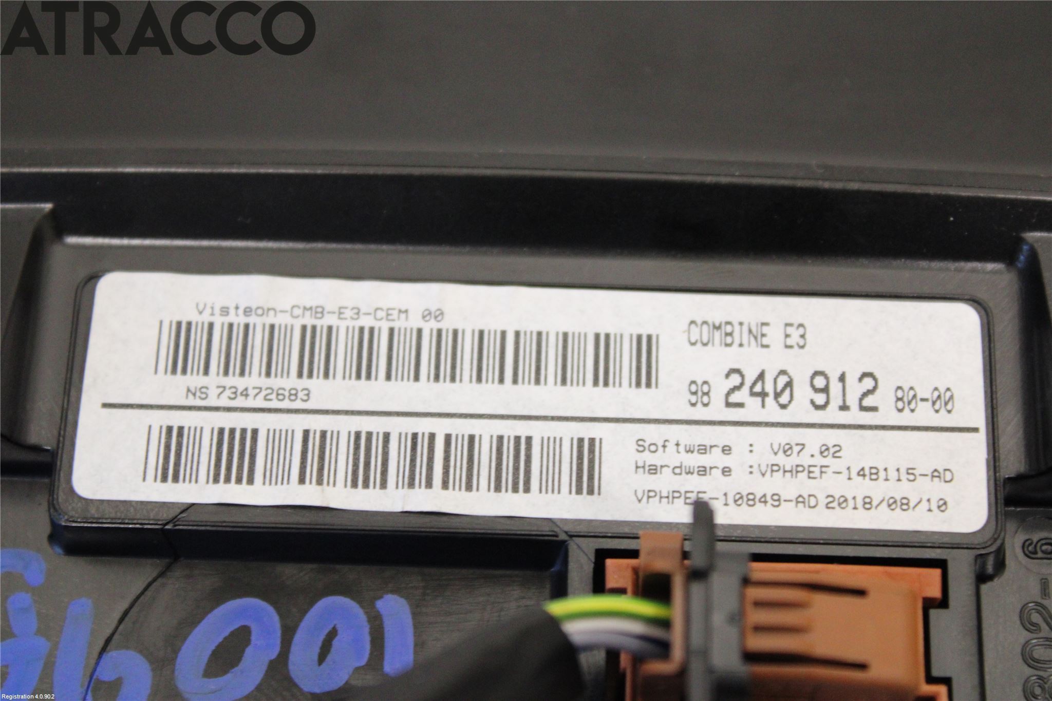 Citroen C4 CACTUS 14-20 Instr Kombinert