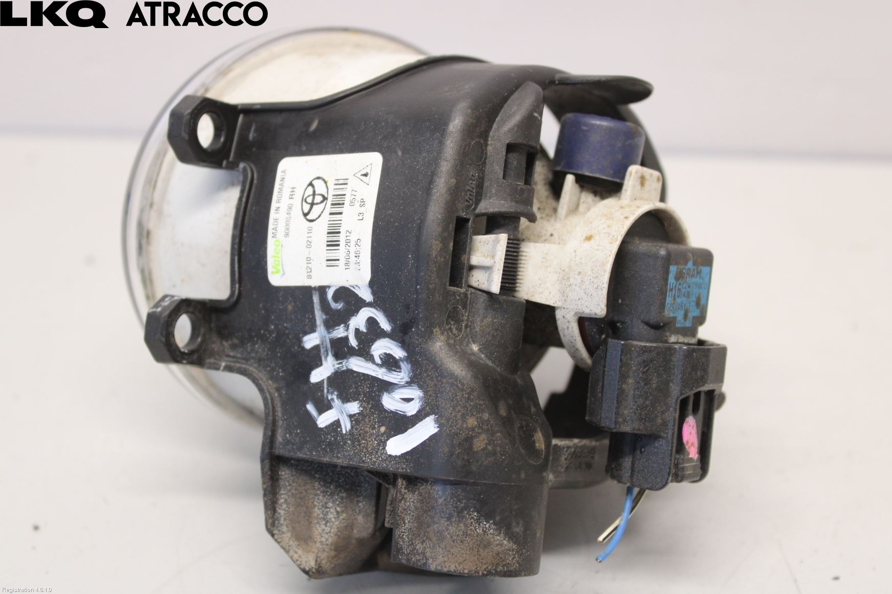 Toyota YARIS XP130 12-14 Frontlykt-Kurve-Tåkelys