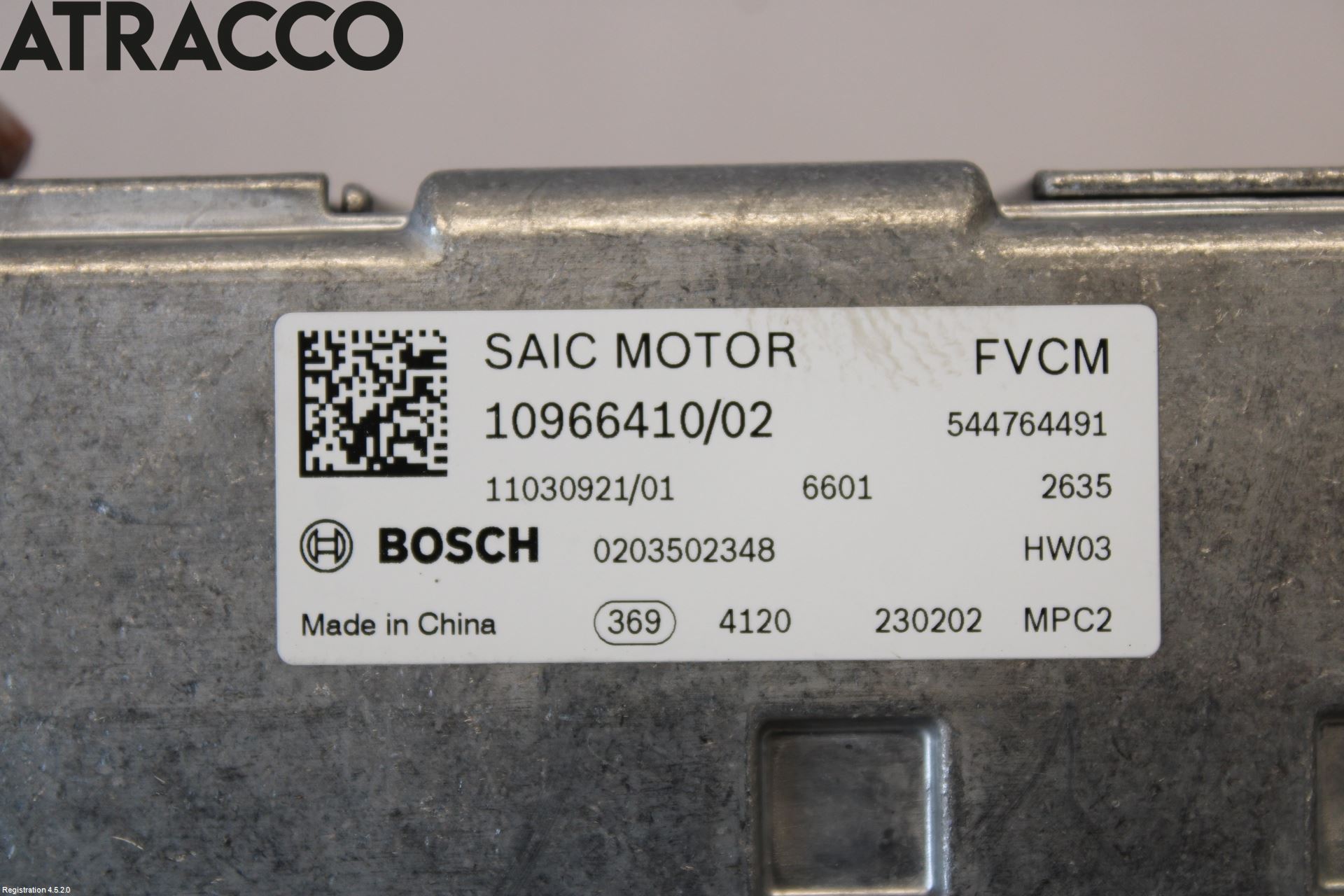 MG ZS EV 20- Parkeringshjelp Kamera