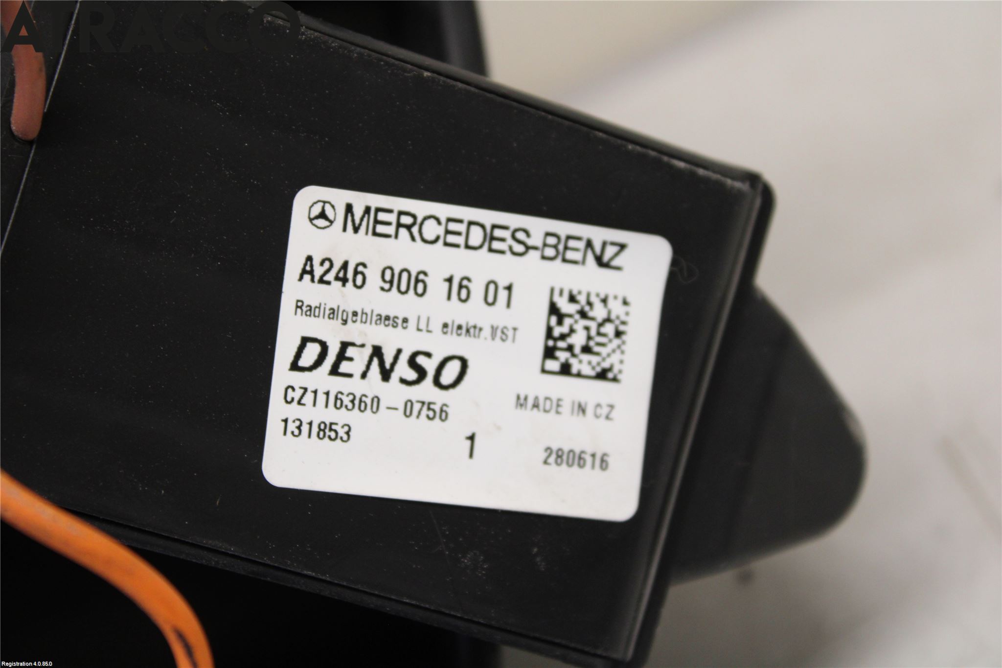Mercedes-Benz MB CLA-KLASS (C117/X117) 13-19 Varme Ac Varmeapparatvifte