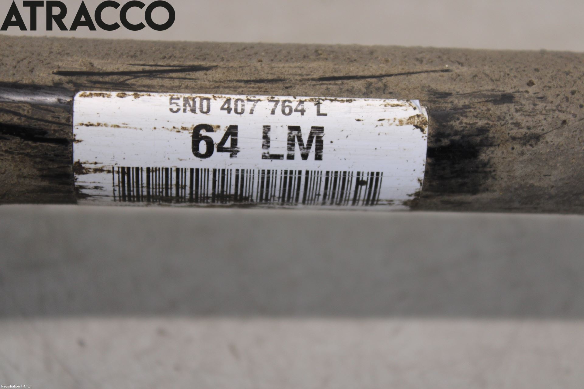 Volkswagen VW TIGUAN 07-16 Drivaksel Foran Kompl Høyre