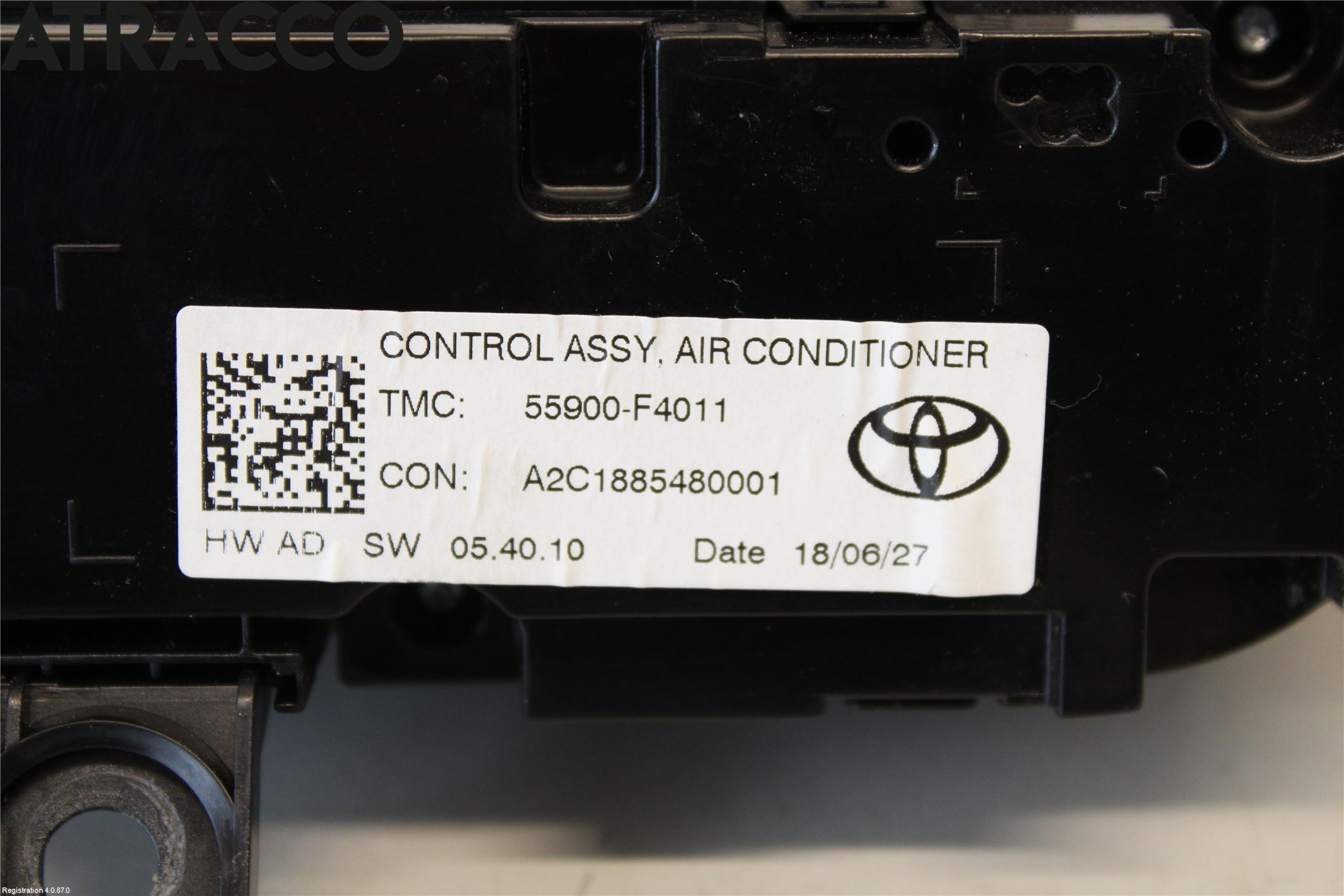 Toyota C-HR 16-23 Varme Ac Betjening-Display