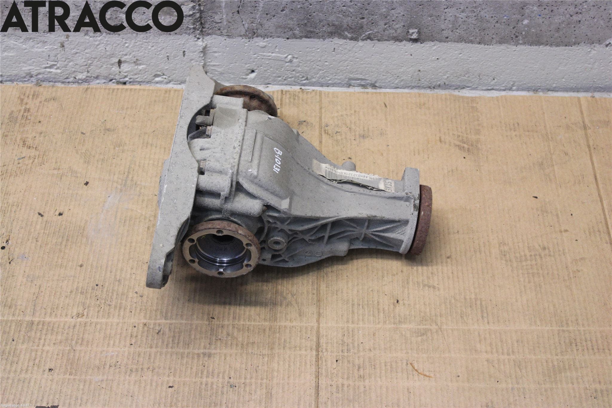 Audi Q5 09-16 Bakaksel Kardang Bak -Diff